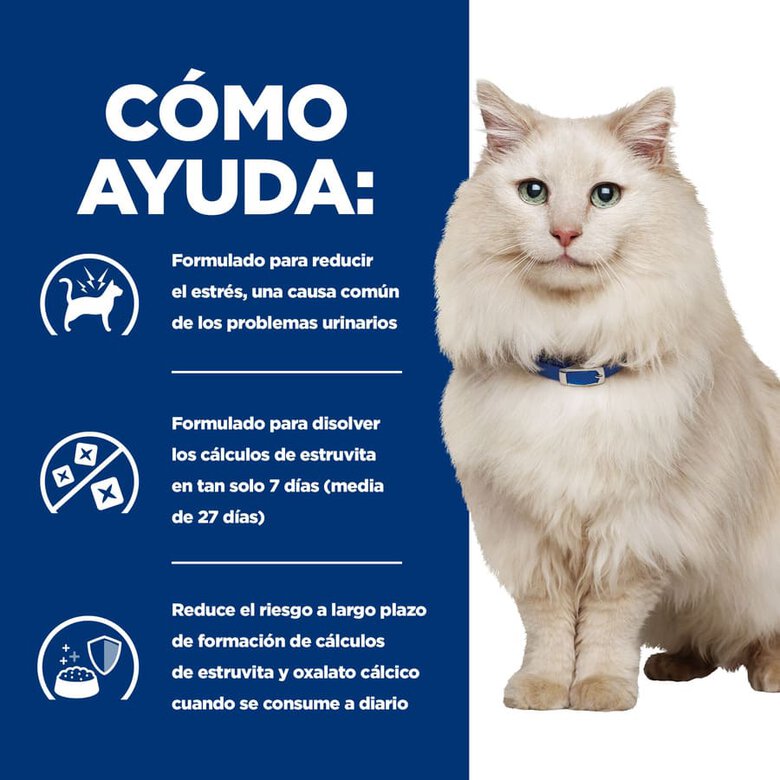 Hill's Prescription Diet Urinary Care c/d multicare stress pollo pienso para gatos, , large image number null